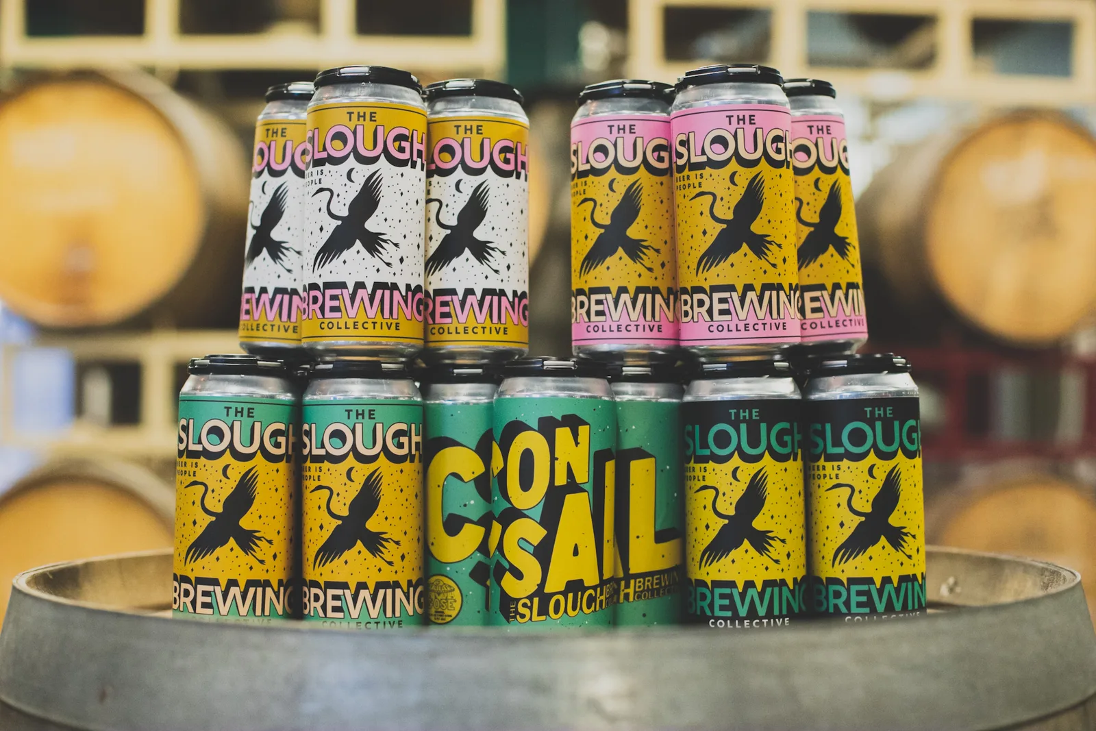 16floz Universal Labels, The Slough Brewing Collective, plate 1 of 19