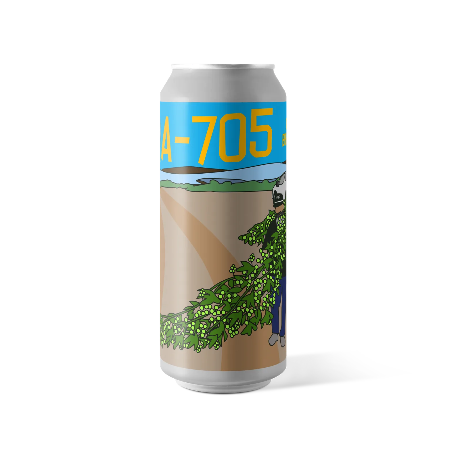 A- 705, 16oz label, plate 4 of 7
