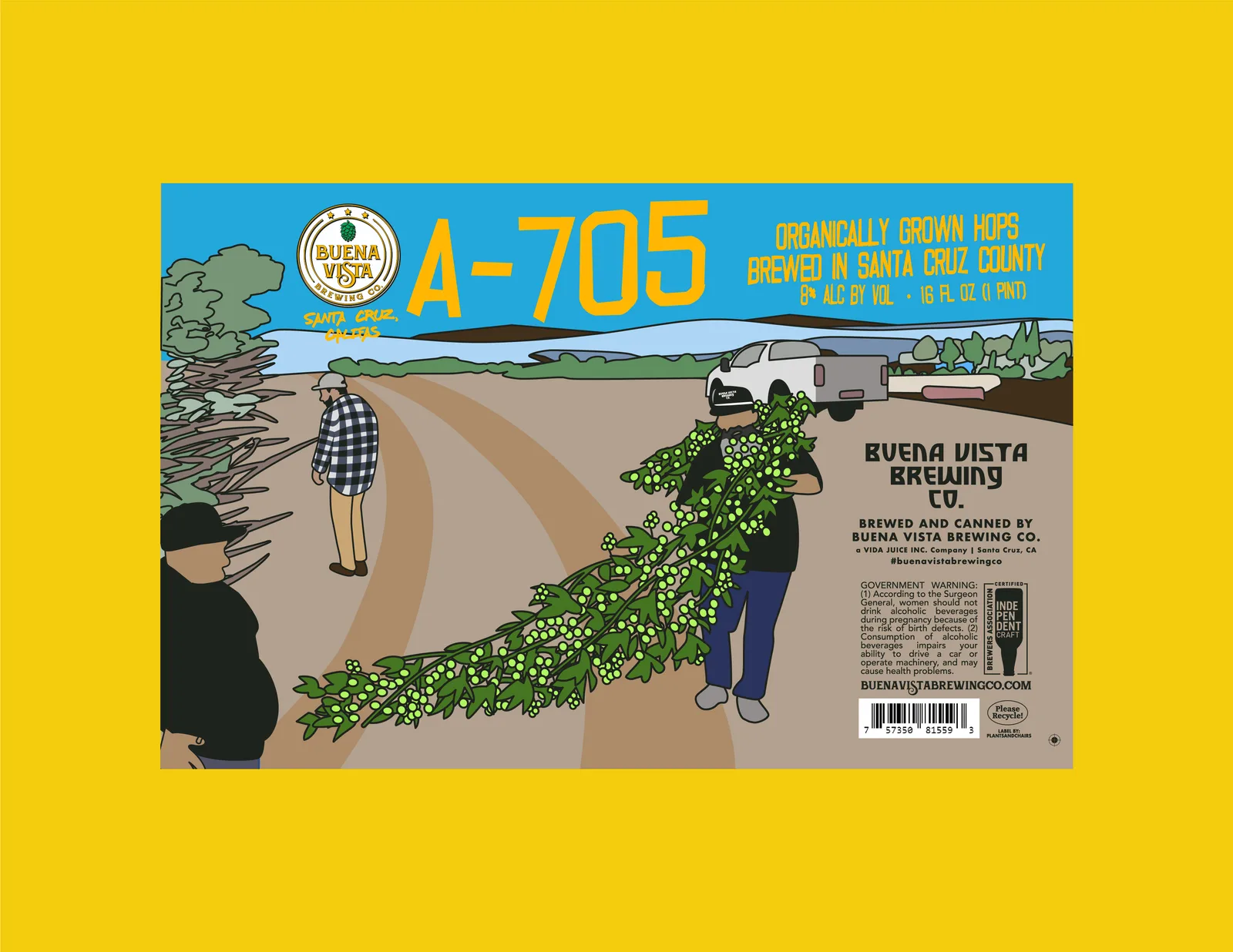 A- 705, 16oz label, plate 7 of 7