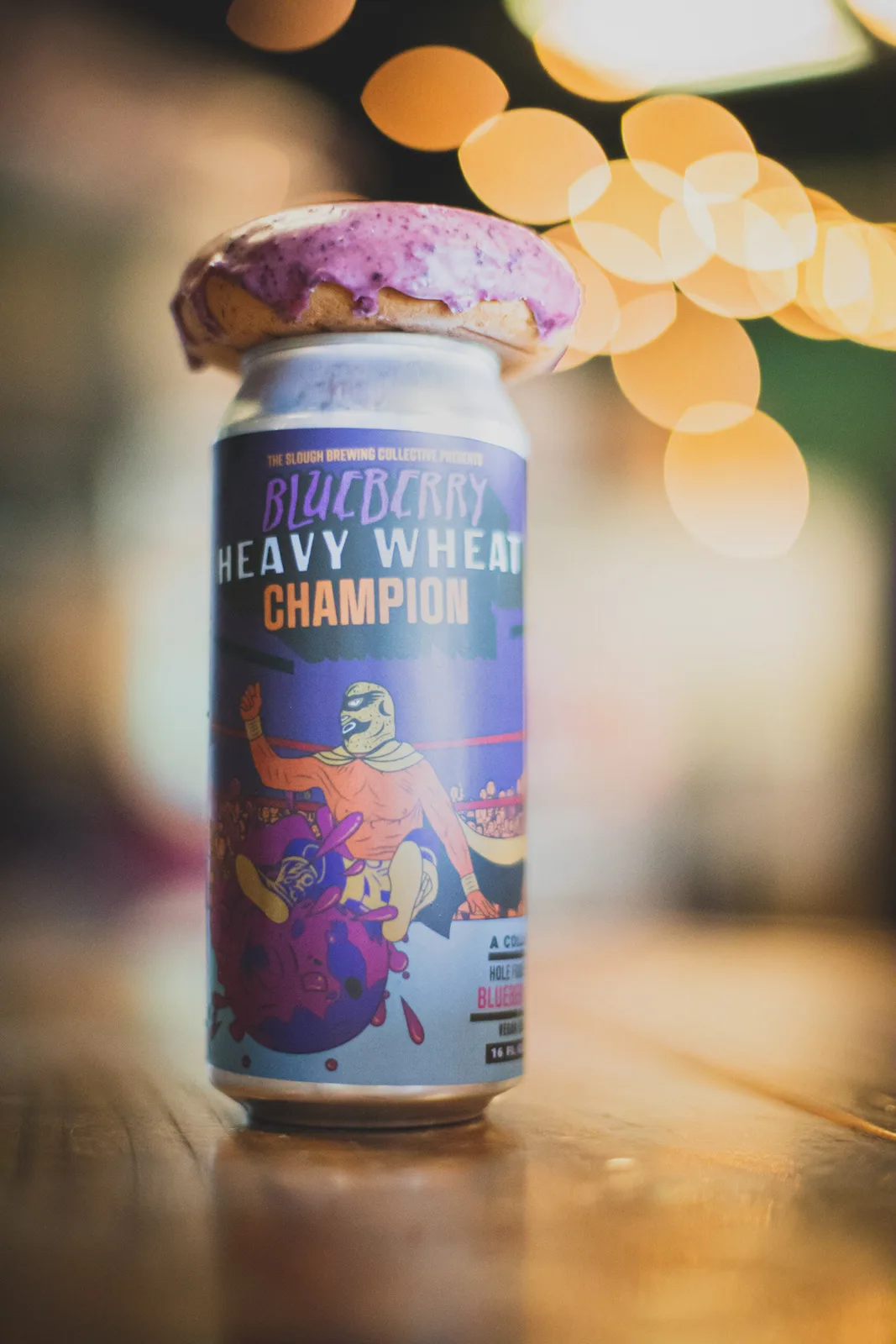 Blueberry Wheat Champion, Hole Foods Vegan Donuts, plate 8 of 11