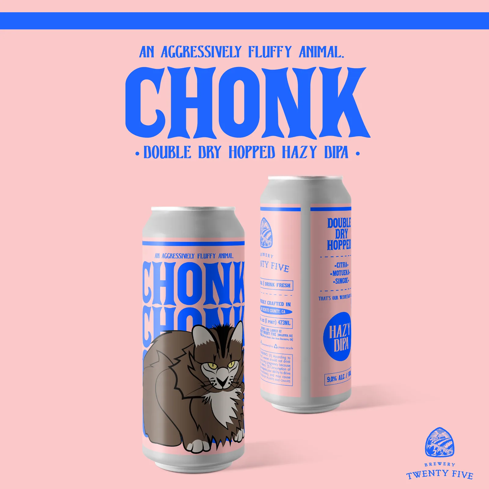 Brewery Twenty Five, Chonk Hazy DIPA Label, plate 6 of 19