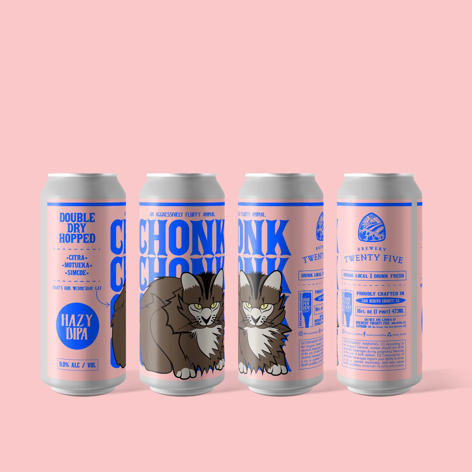 Brewery Twenty Five, Chonk Hazy DIPA Label, plate 8 of 19