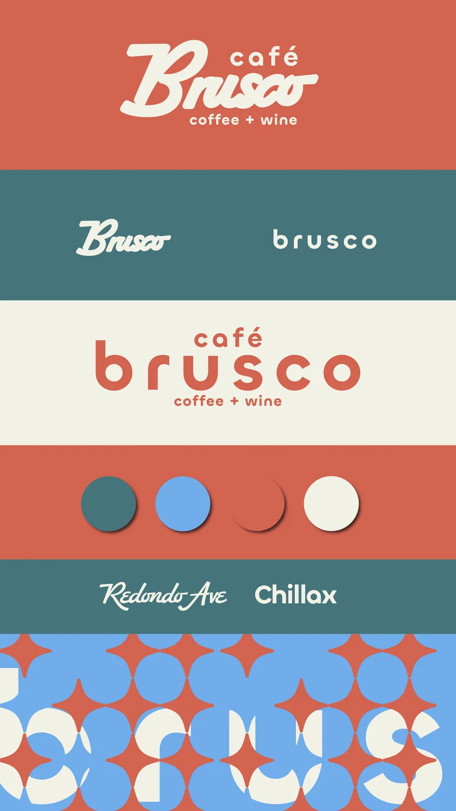 Café Brusco, Branding, Merchandise, Web, Menu, plate 6 of 25