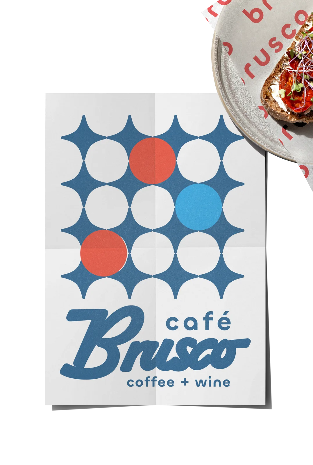 Café Brusco, Branding, Merchandise, Web, Menu, plate 8 of 25