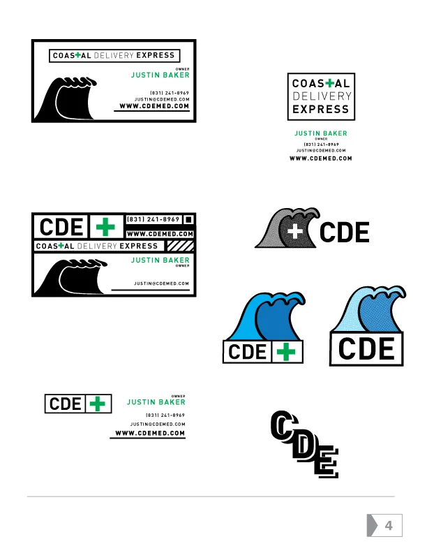 CDE Branding Identity, plate 7 of 7
