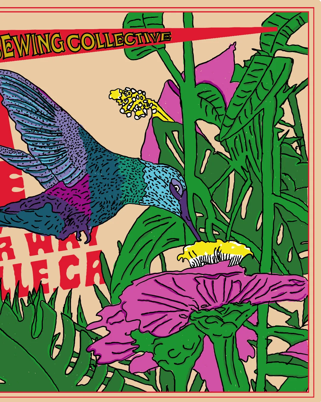 Colibri Blonde Ale Label, The Slough Brewing, plate 9 of 10