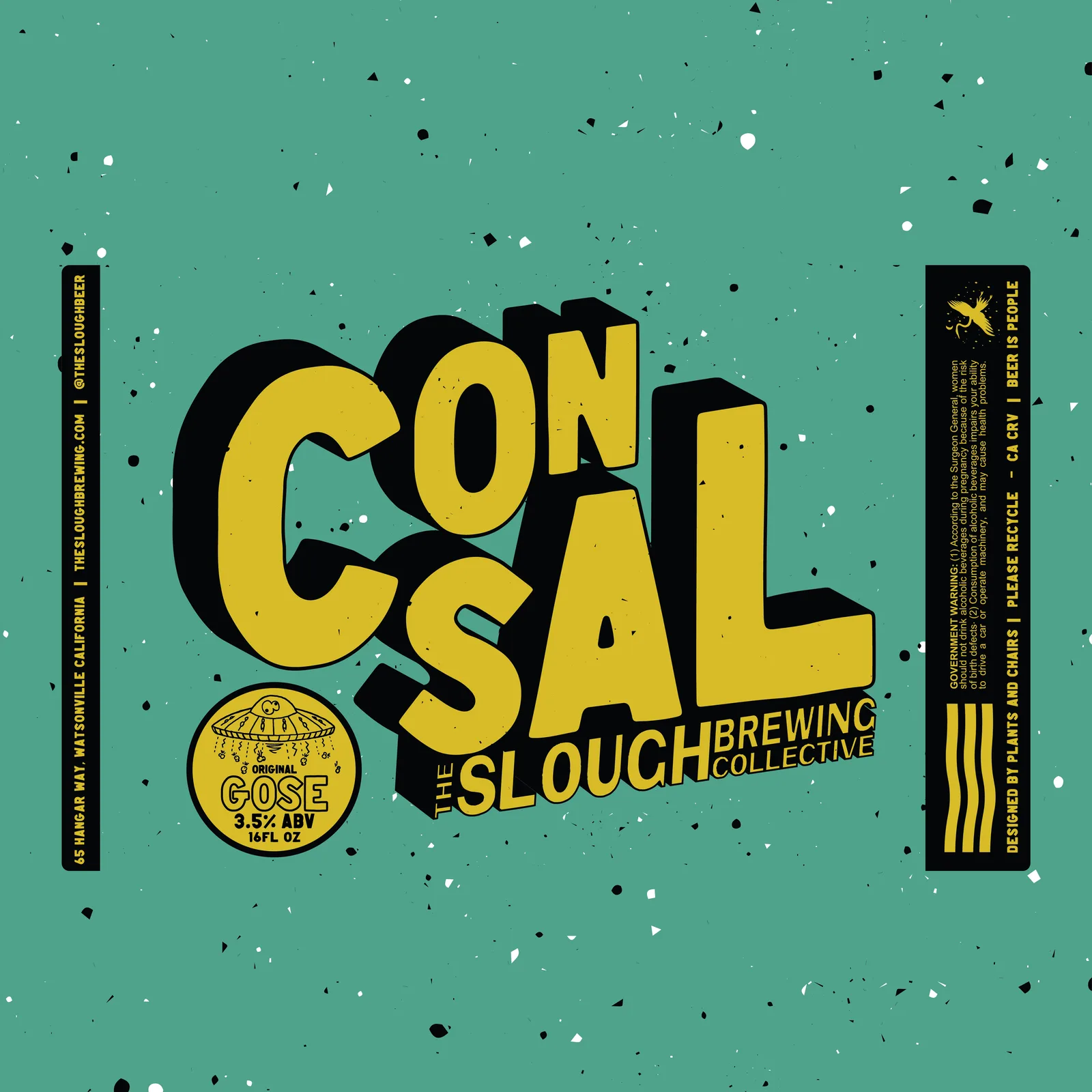 Con Sal, 16oz Can Label, plate 4 of 5