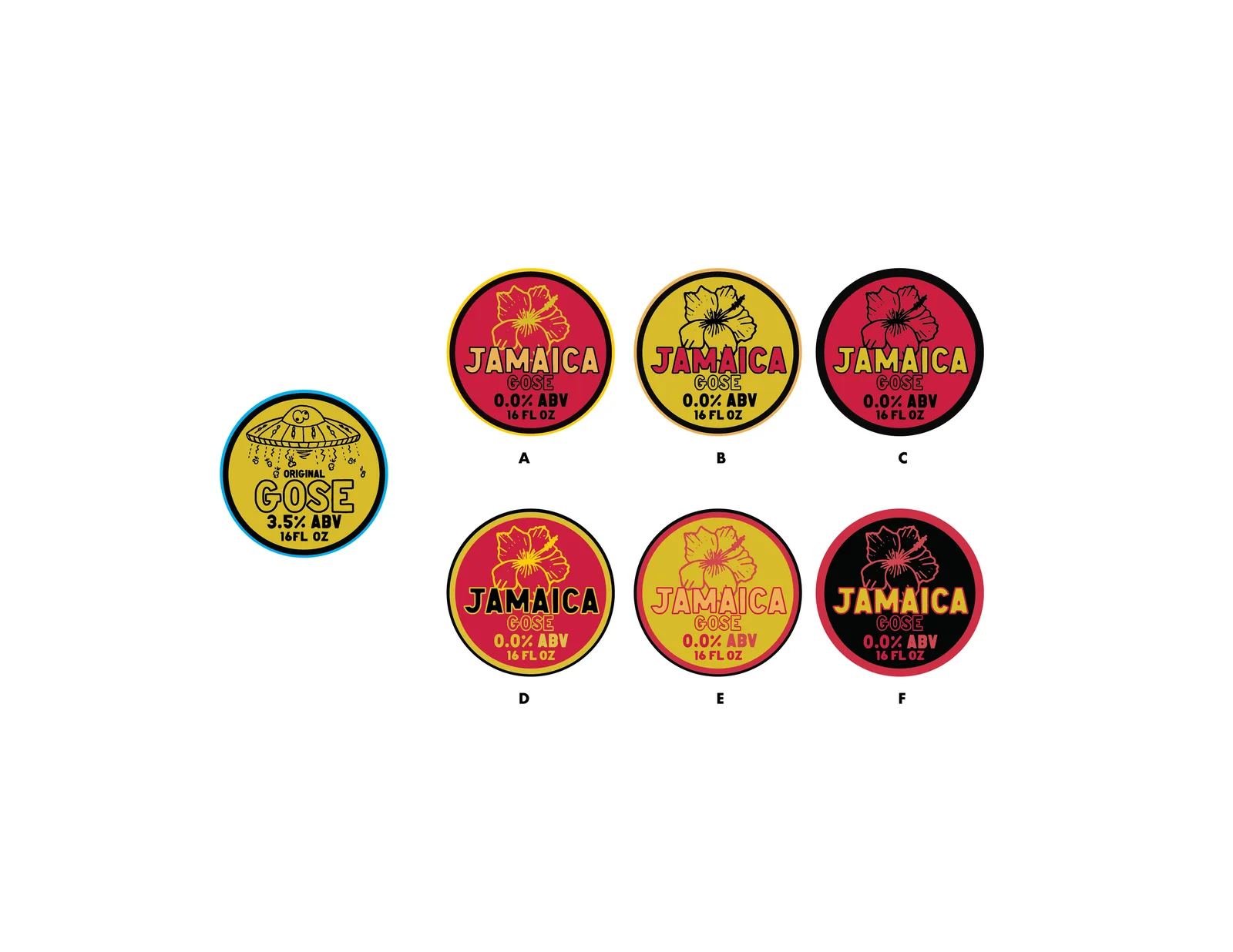 Con Sal Gose Flavor Stickers, The Slough, plate 1 of 7