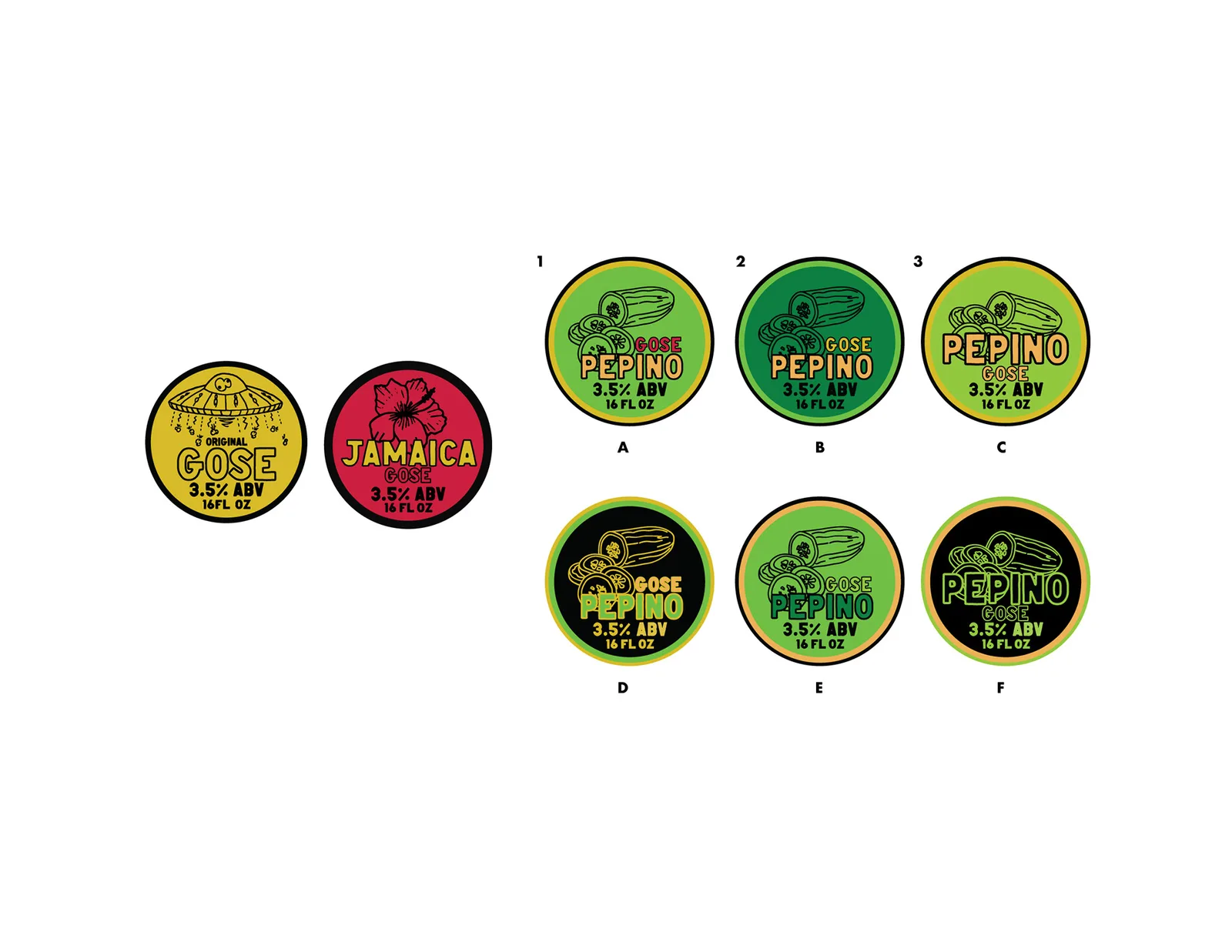 Con Sal Gose Flavor Stickers, The Slough, plate 2 of 7