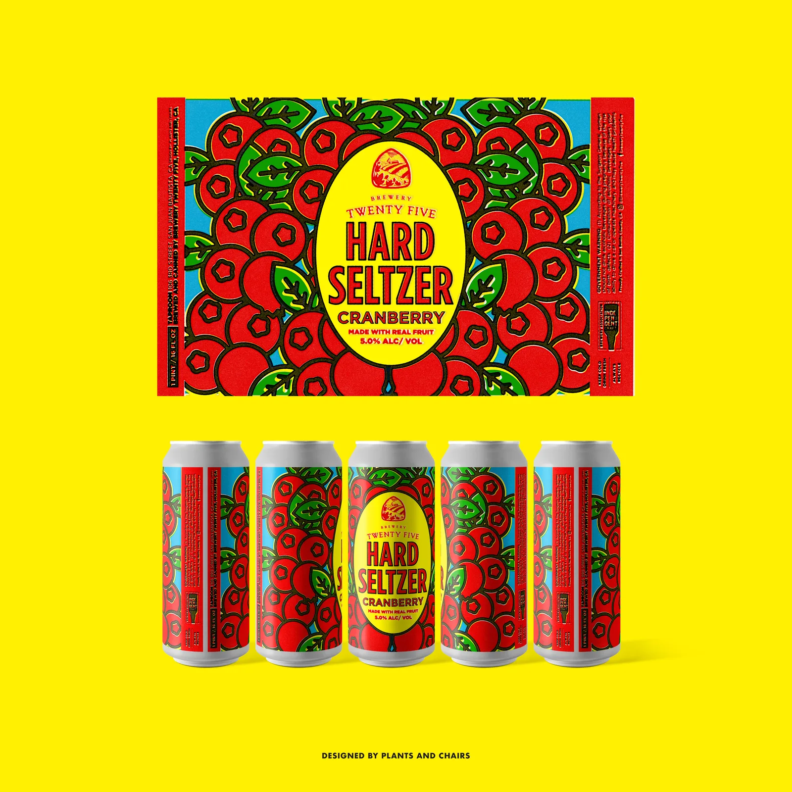 Cranberry Hard Seltzer, Brewery Twenty Five, plate 11 of 11