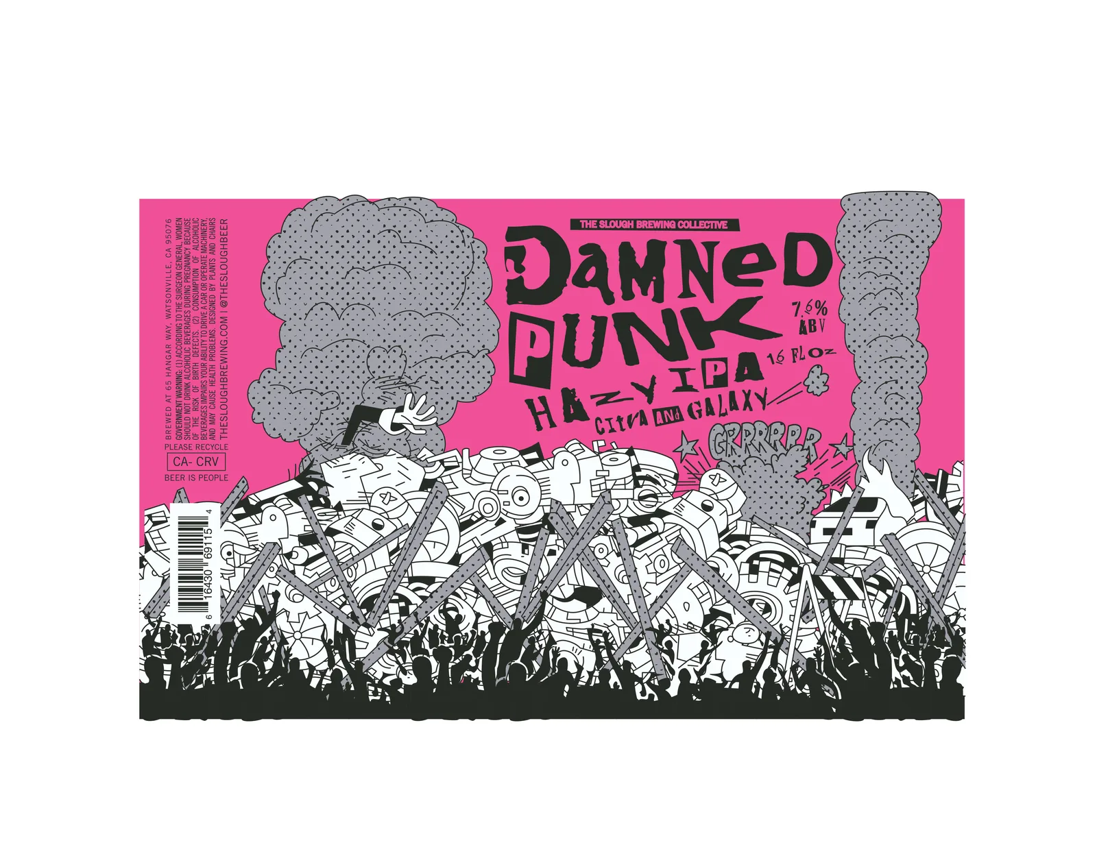 Damned Punk, The Slough Brewing Collective, plate 1 of 16