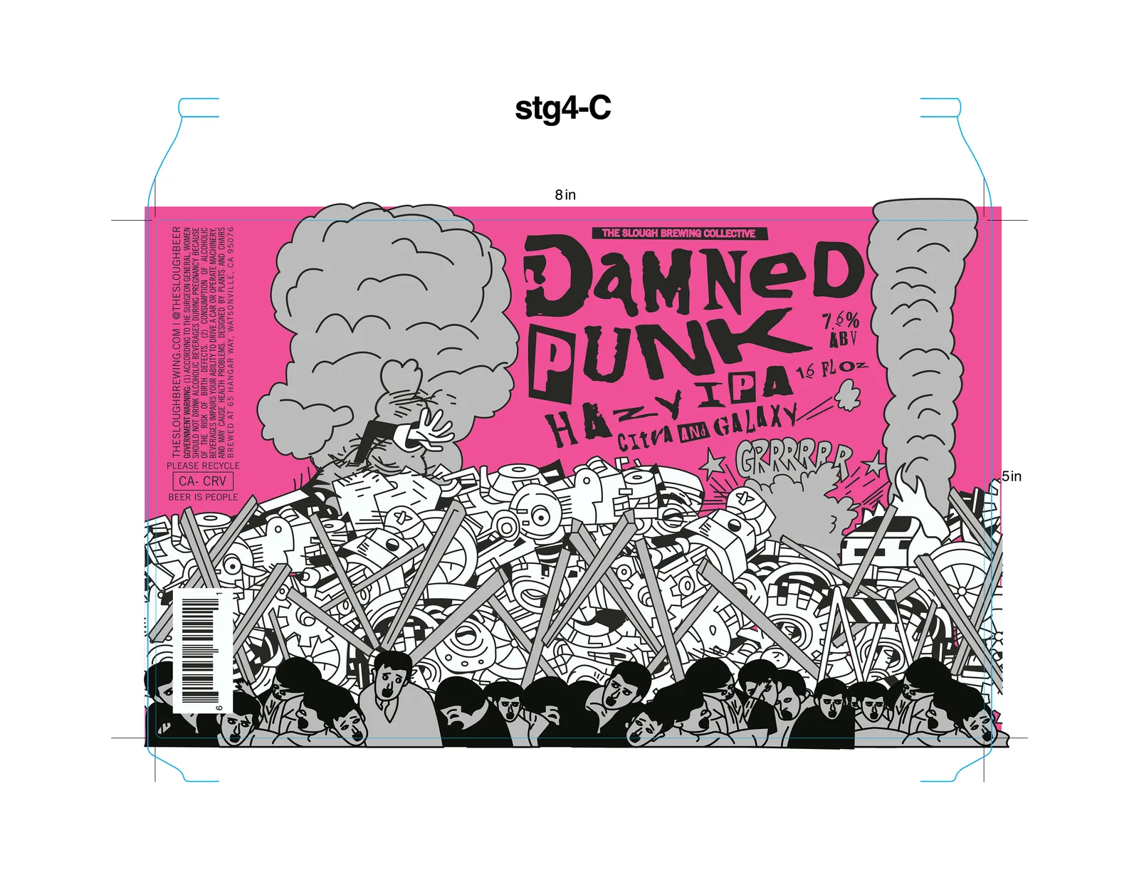 Damned Punk, The Slough Brewing Collective, plate 14 of 16