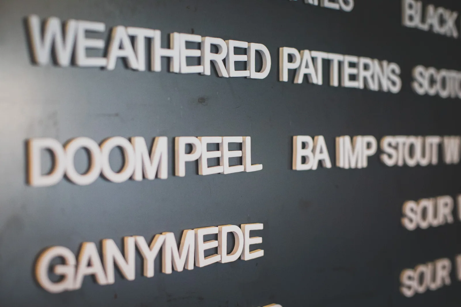 Doom Peel, The Slough Beer Brewing Collective, plate 1 of 10