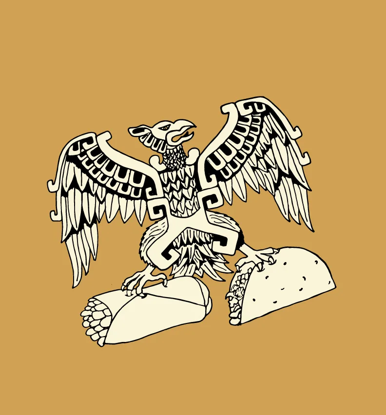 El Azteca Restaurant Logo, plate 3 of 11