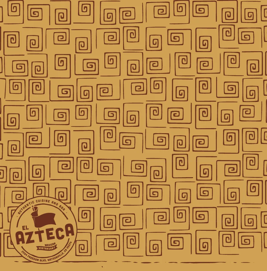 El Azteca Restaurant Logo, plate 6 of 11