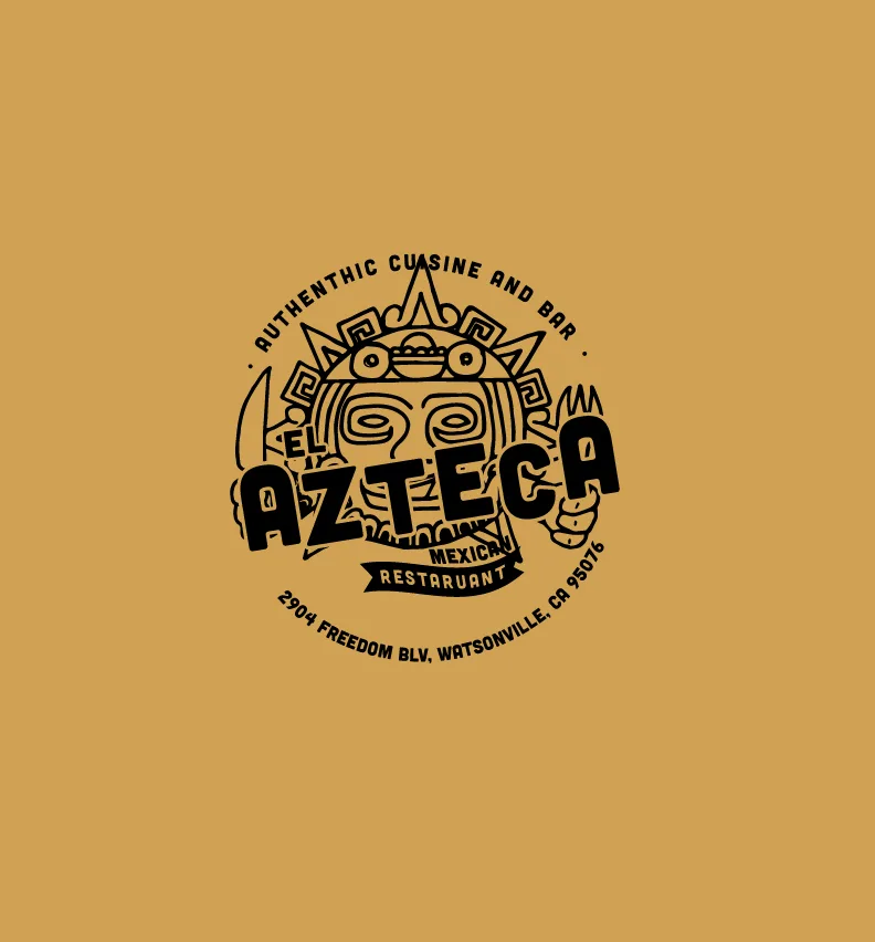El Azteca Restaurant Logo, plate 7 of 11
