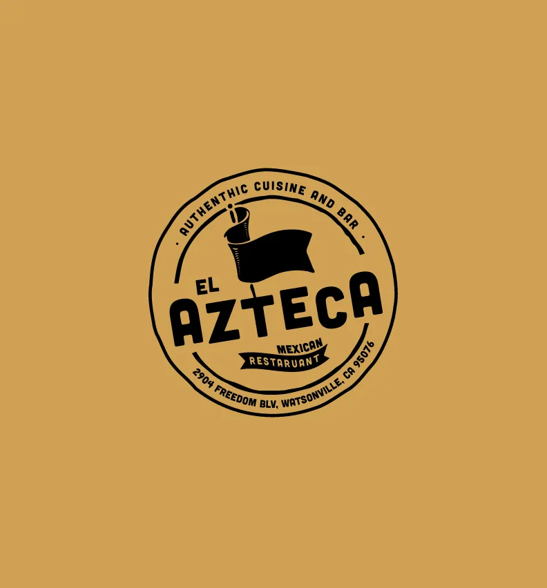 El Azteca Restaurant Logo, plate 9 of 11