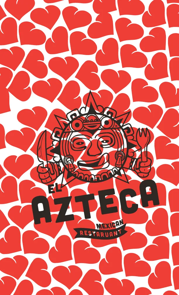 El Azteca Restaurant Logo, plate 11 of 11
