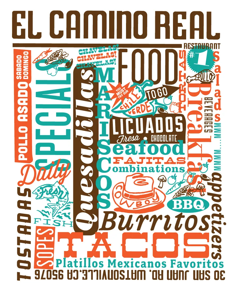 El Camino Real Restaurant / Cowboy T-Shirt, plate 7 of 13