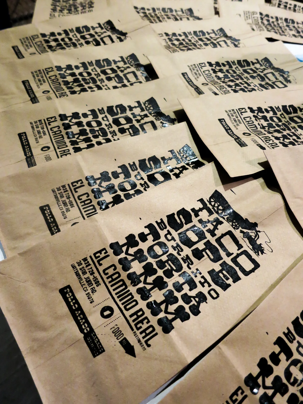 El Camino Real Restaurant /  To-Go Paper Bags, plate 4 of 9