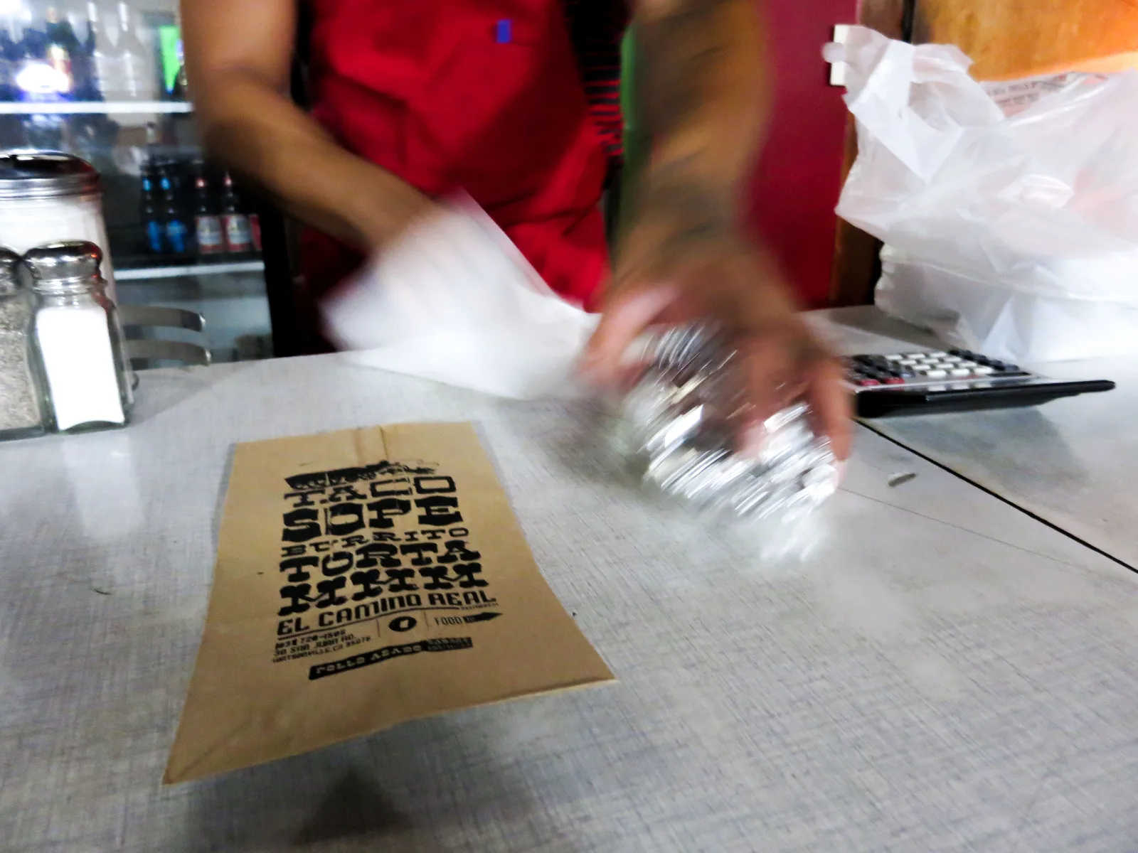 El Camino Real Restaurant /  To-Go Paper Bags, plate 5 of 9