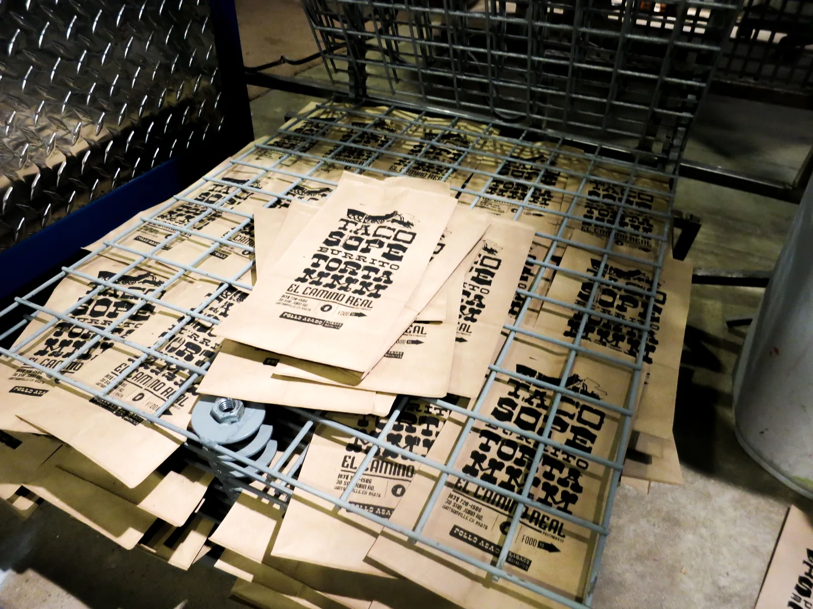El Camino Real Restaurant /  To-Go Paper Bags, plate 7 of 9