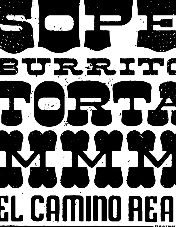 El Camino Real Restaurant /  To-Go Paper Bags, plate 8 of 9