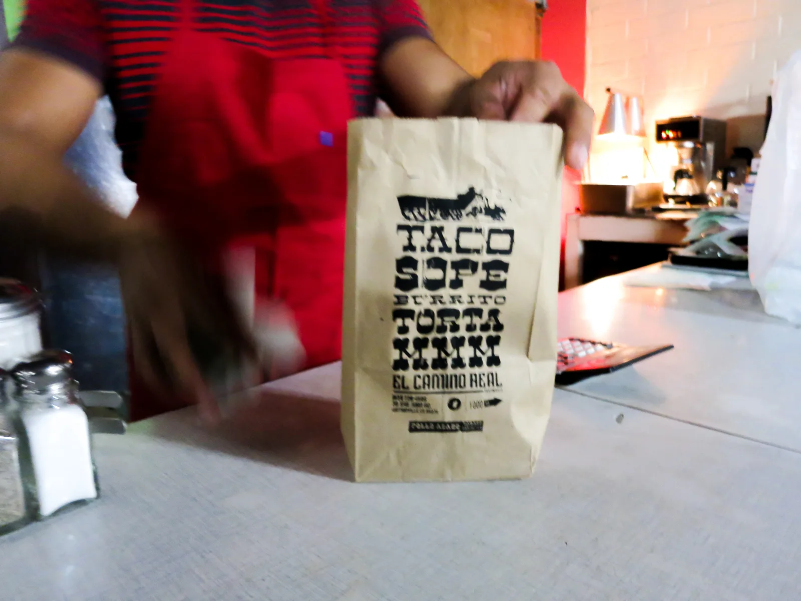 El Camino Real Restaurant /  To-Go Paper Bags, plate 9 of 9
