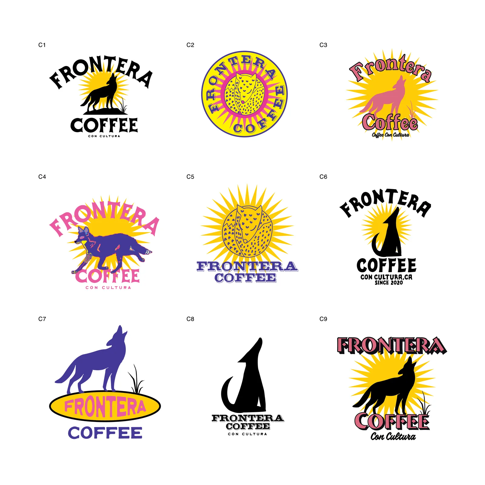Frontera Coffee, Packaging and Identity, plate 1 of 42