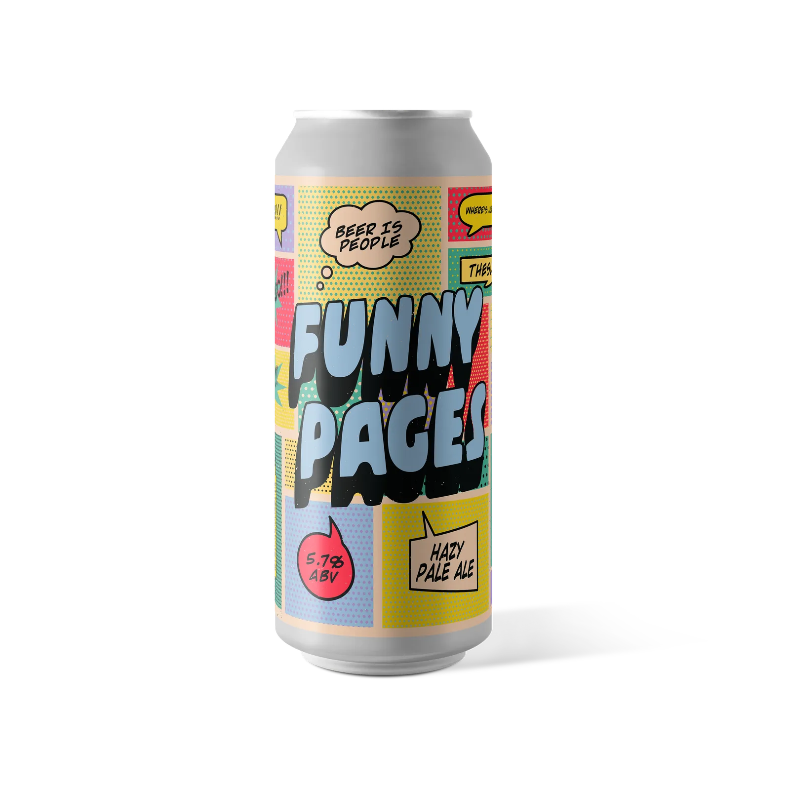 Funny Pages Hazy Pale Ale Label, The Slough, plate 11 of 21