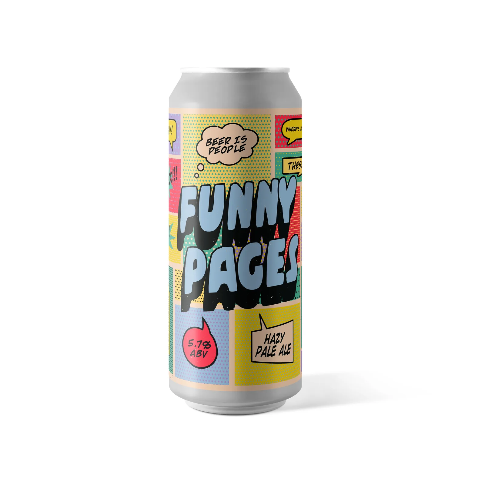 Funny Pages Hazy Pale Ale Label, The Slough, plate 14 of 21
