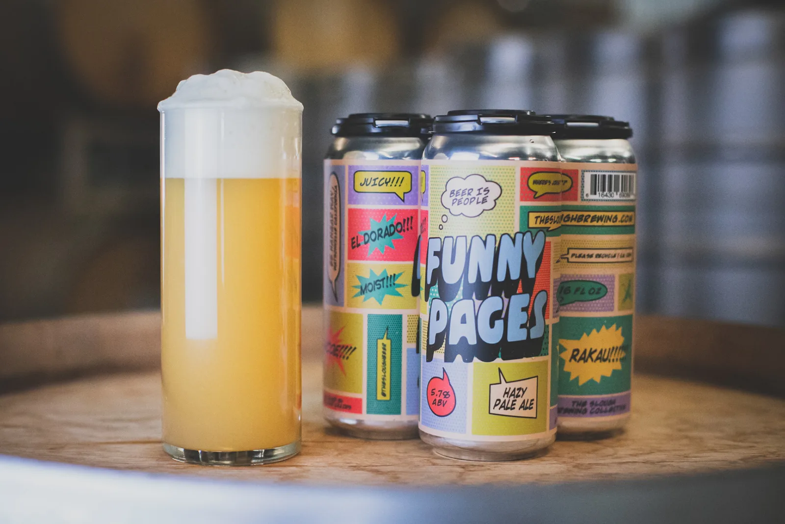 Funny Pages Hazy Pale Ale Label, The Slough, plate 21 of 21