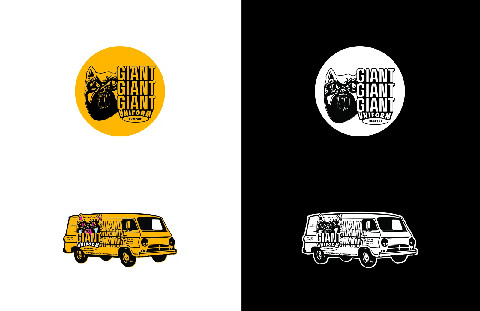 Giant Uniform Company, Logo Exploration, plate 4 of 9