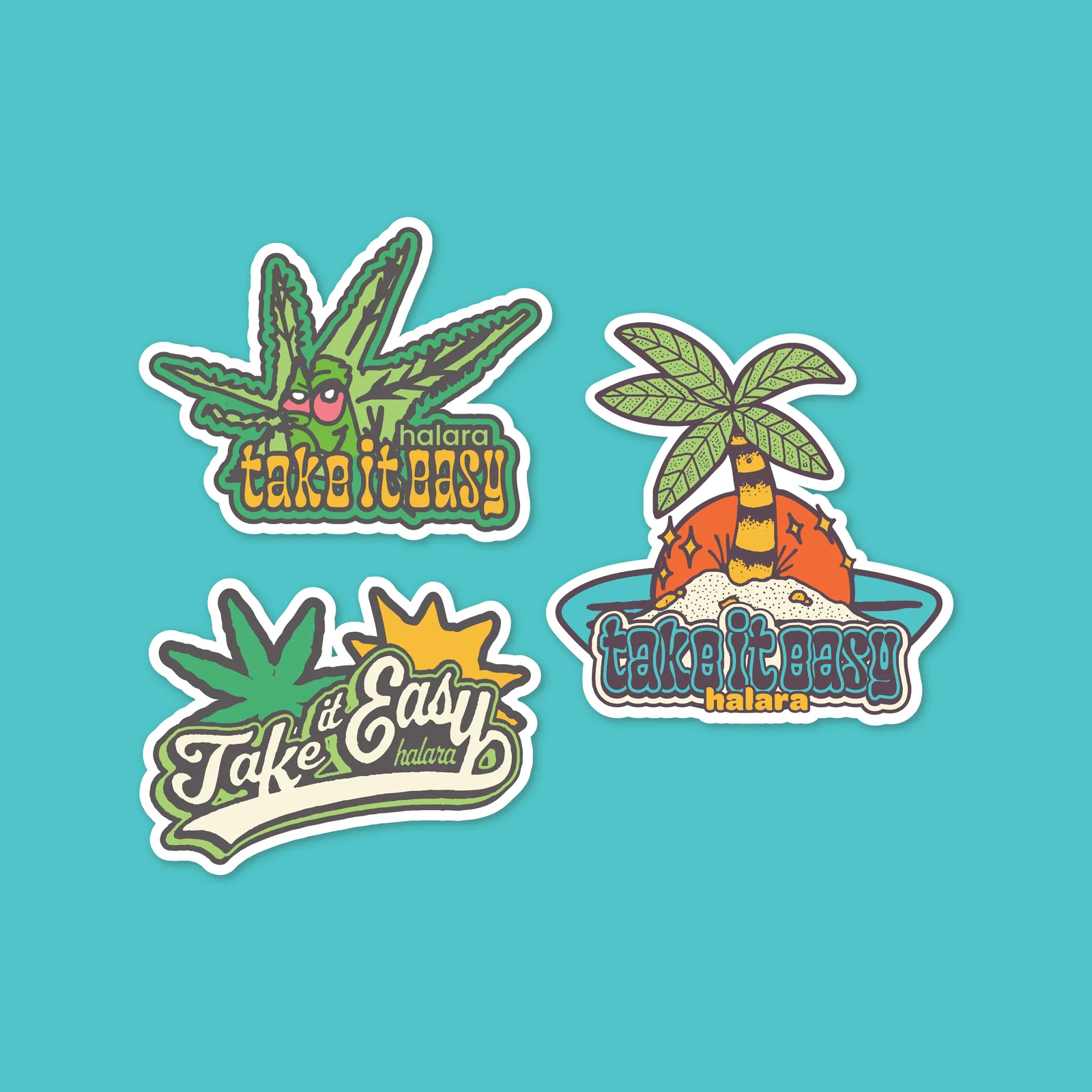 Halara "Take it Easy" Designs, plate 1 of 10