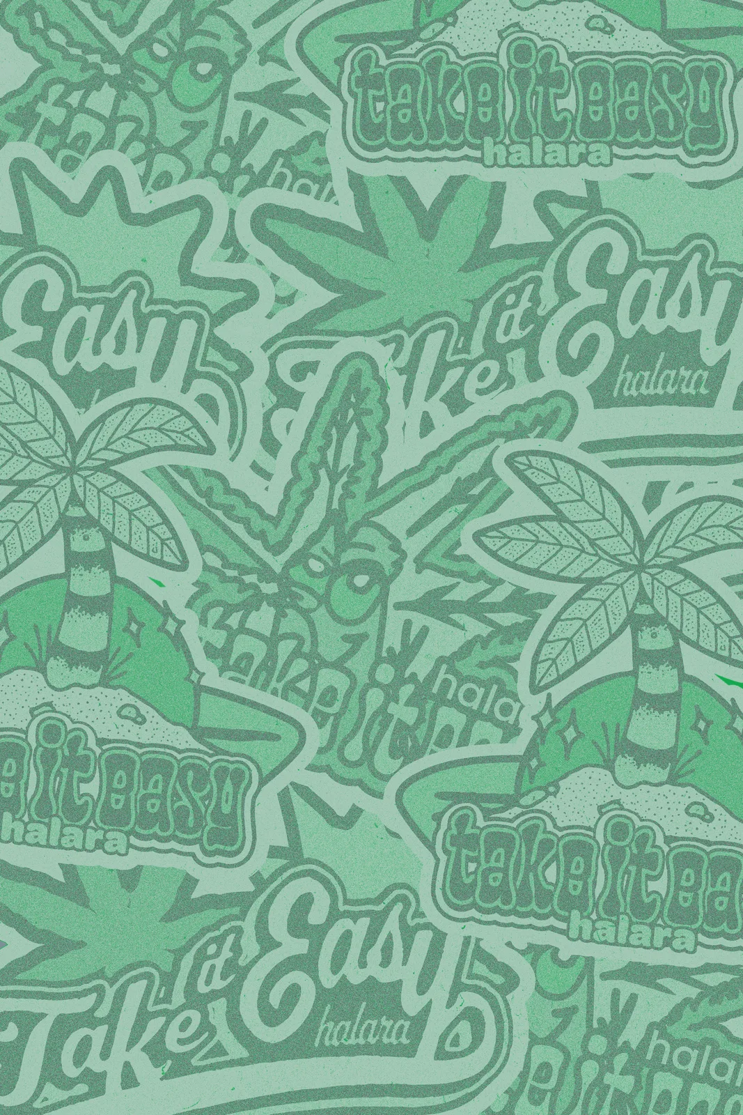 Halara "Take it Easy" Designs, plate 2 of 10