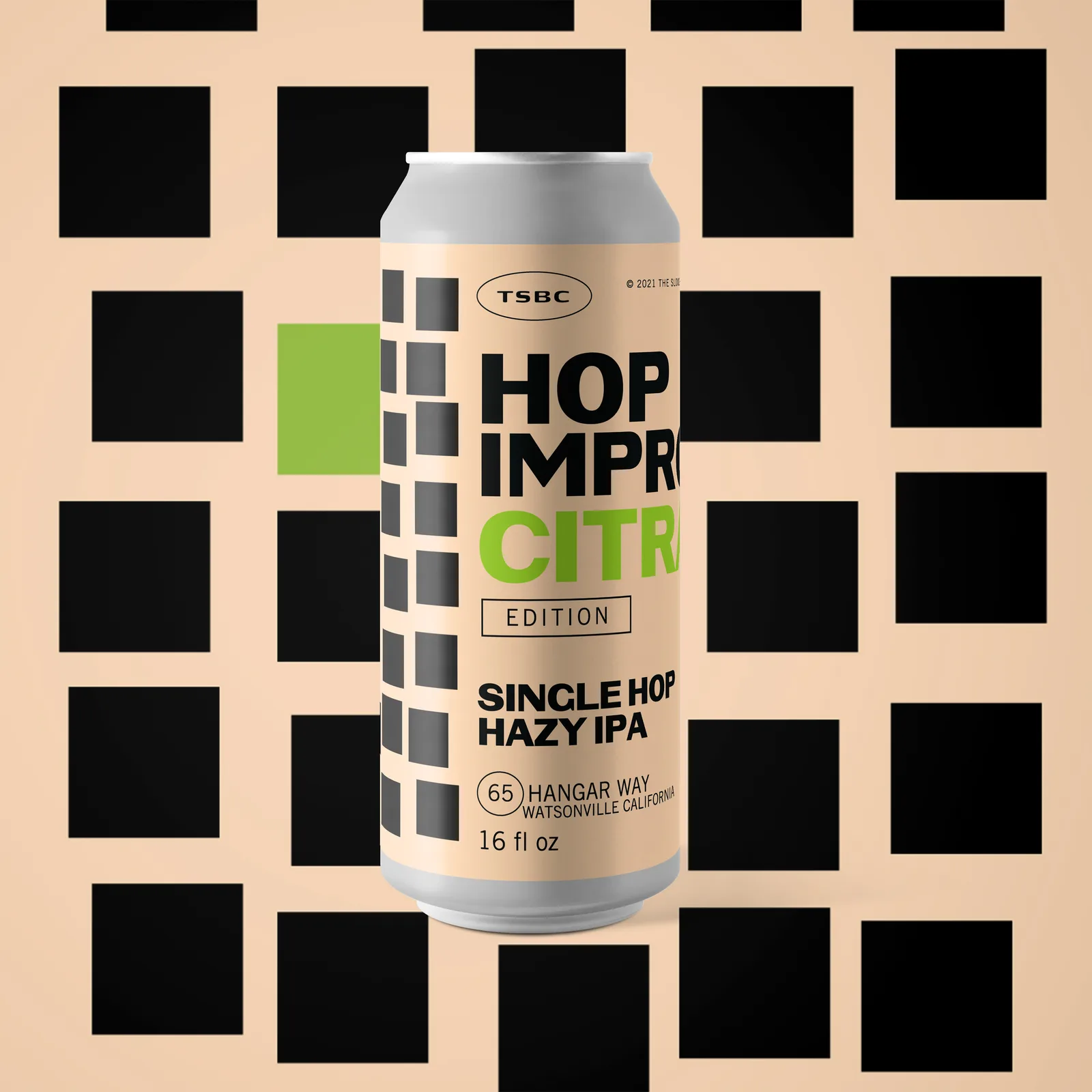 Hop Improv: Citra IPA Label, The Slough, plate 12 of 20