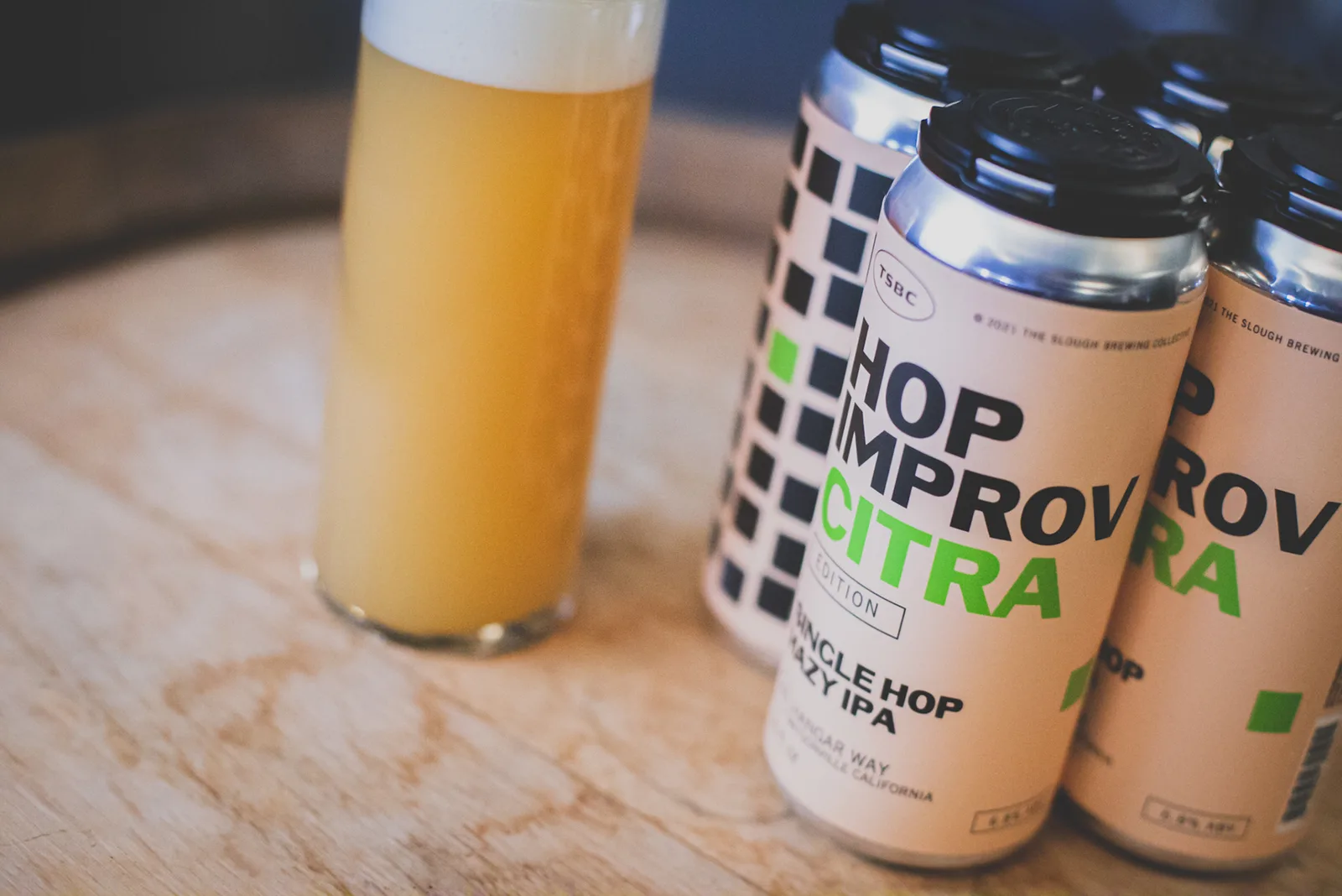 Hop Improv: Citra IPA Label, The Slough, plate 18 of 20