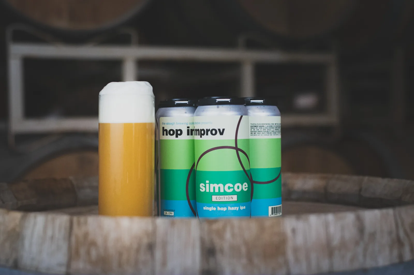 Hop Improv: Simcoe Label, The Slough, plate 1 of 16