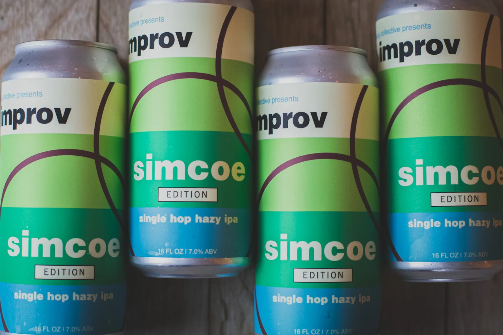 Hop Improv: Simcoe Label, The Slough, plate 13 of 16