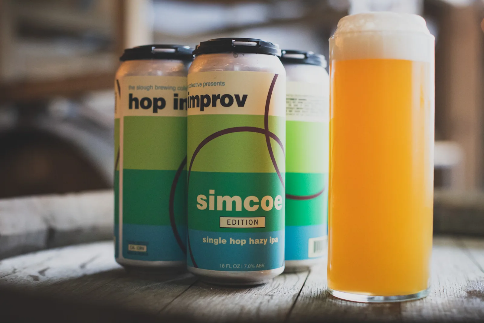Hop Improv: Simcoe Label, The Slough, plate 14 of 16