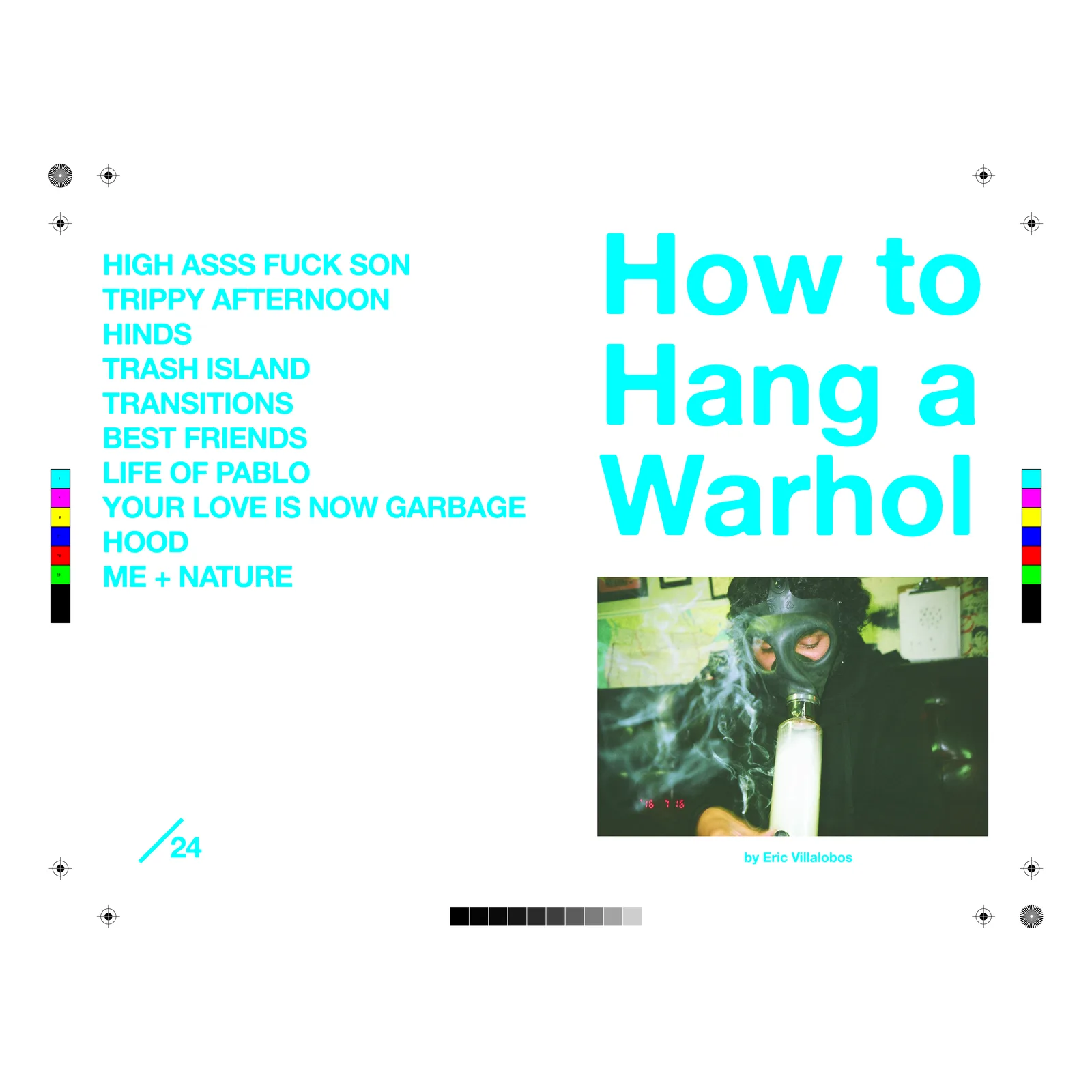 How to Hang a Warhol Zine, plate 1 of 14