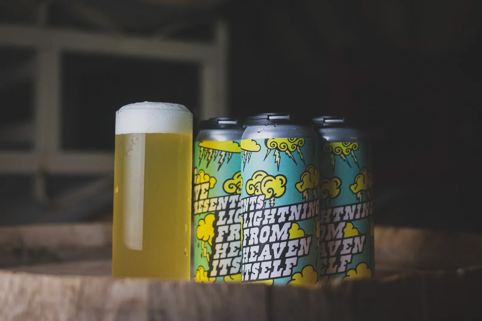 Lightning From Heaven Itself Hoppy Rice Lager, Label, plate 4 of 5
