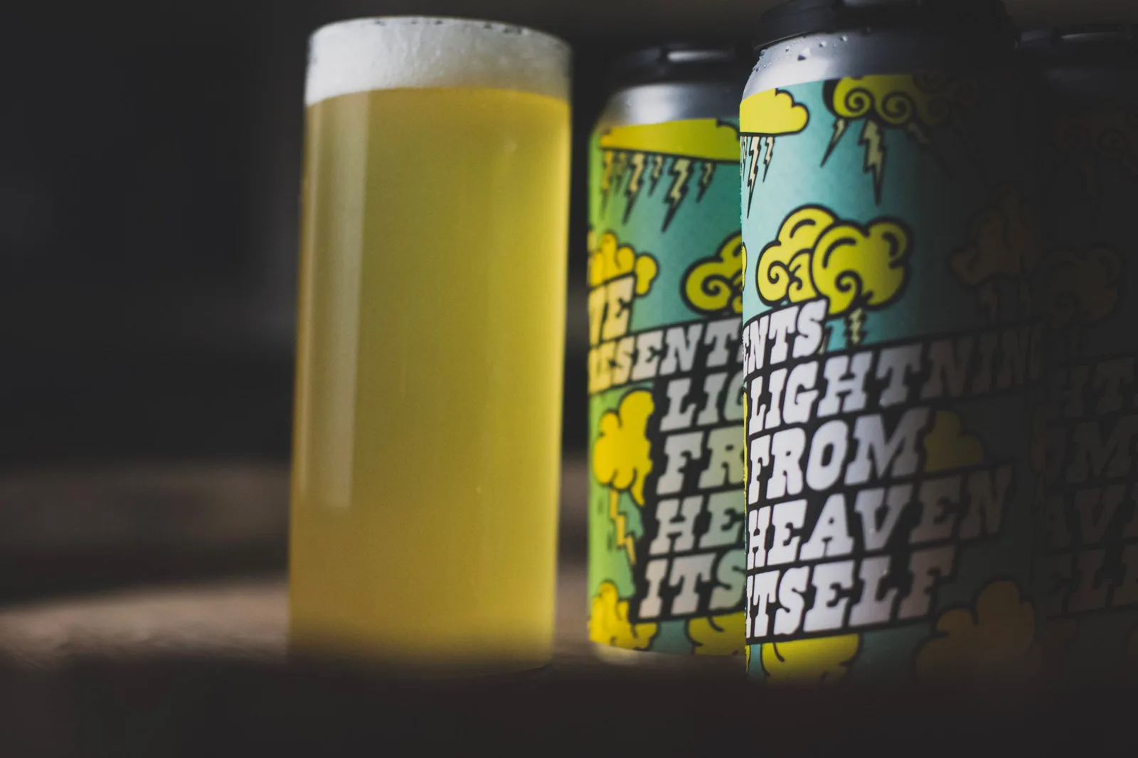 Lightning From Heaven Itself Hoppy Rice Lager, Label, plate 5 of 5