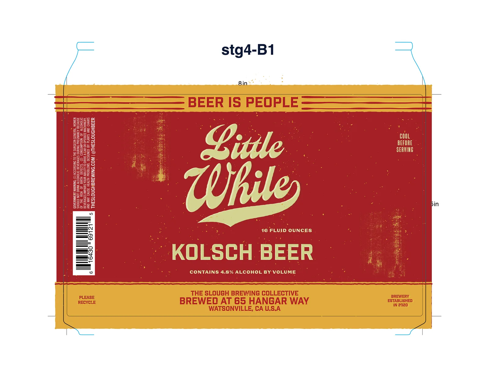 Little While, The Slough Brewing Collective, plate 3 of 12