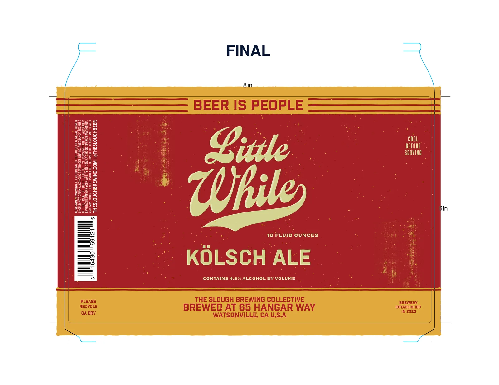 Little While, The Slough Brewing Collective, plate 7 of 12