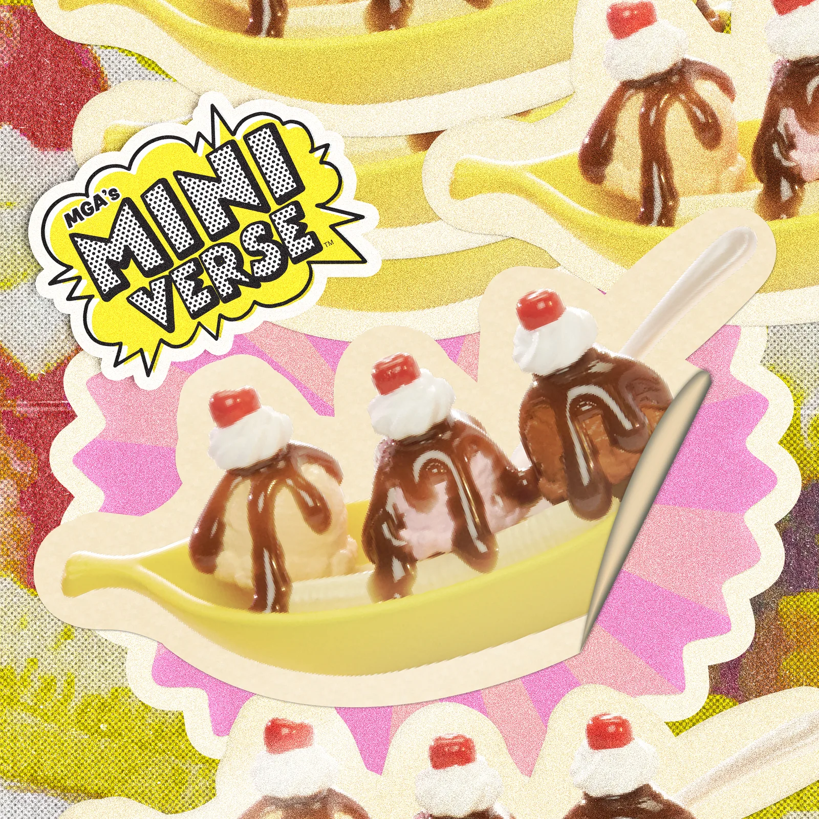 Miniverse, Banana Split Graphic, plate 4 of 4