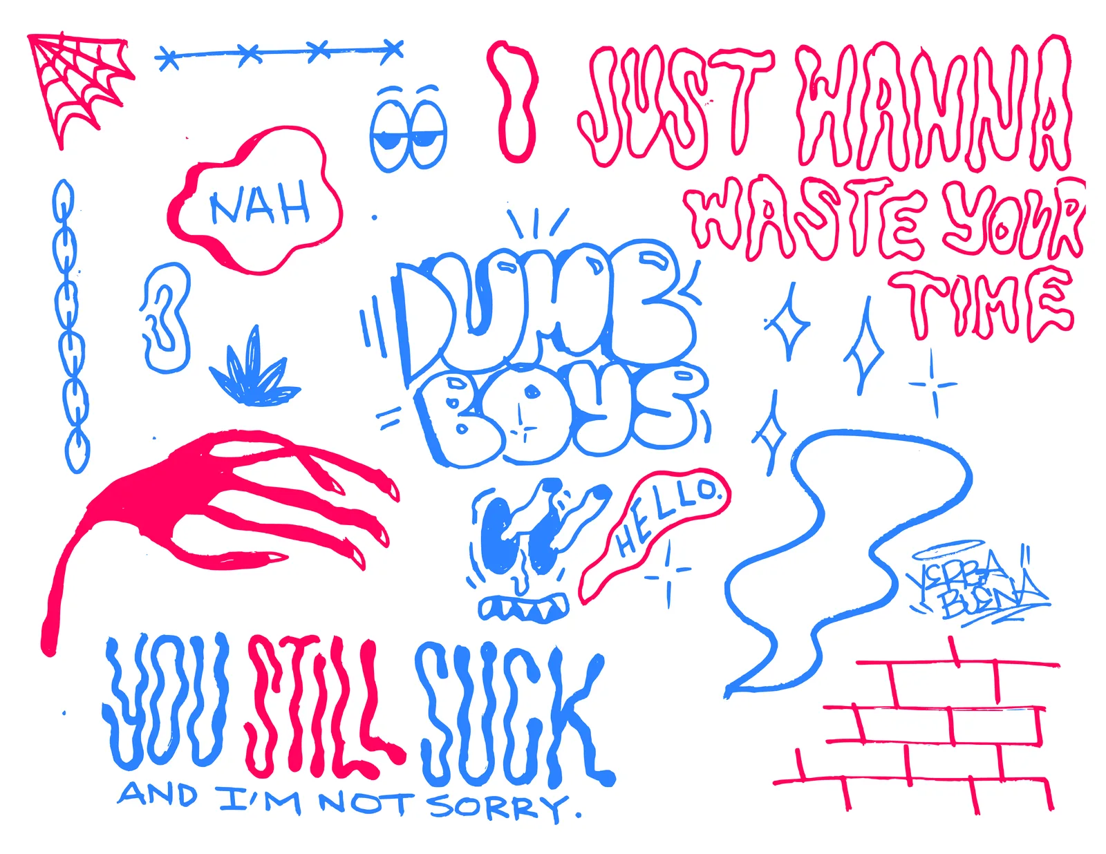 Miserable at Best Zine, plate 3 of 16