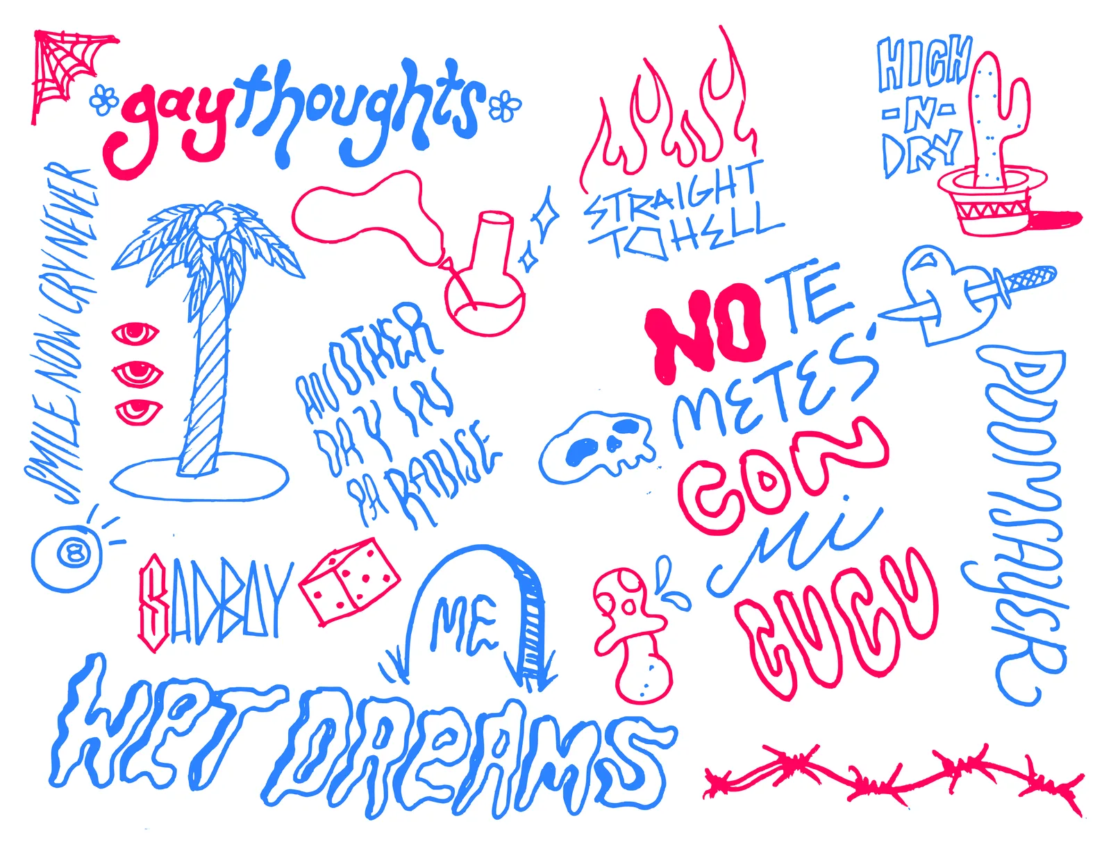 Miserable at Best Zine, plate 5 of 16