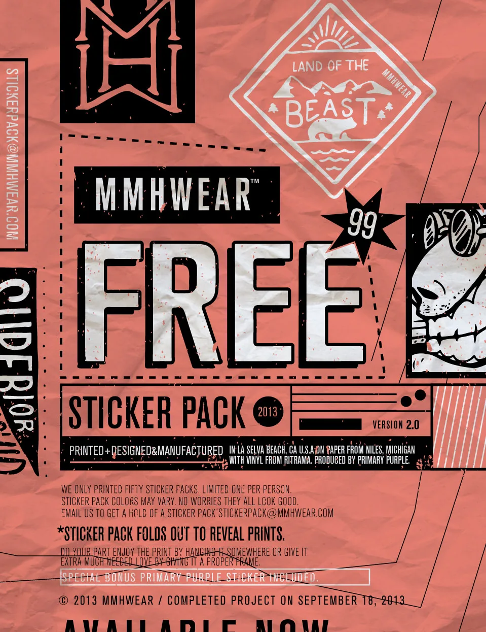 MMHWEAR / Sticker Pack #2, plate 15 of 16