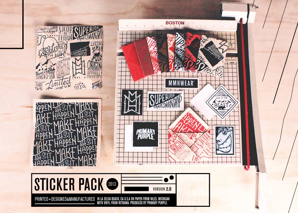 MMHWEAR / Sticker Pack #2, plate 16 of 16